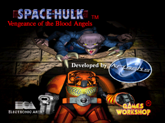 Space Hulk - Vengeance of the Blood Angels Title Screen